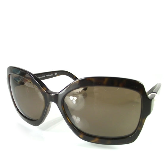 Chanel Tortoise Shell Pearl Sunglasses 5132-H 1 of 9
