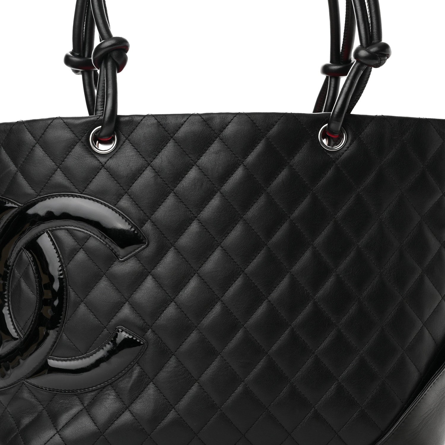 Chanel Calfskin Quilted Large Cambon Tote Black 8 of 16