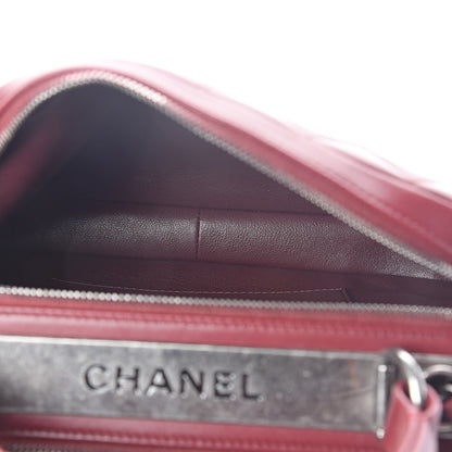 Chanel Lambskin Quilted Medium Trendy CC Bowling Bag Dark Red 8 of 10