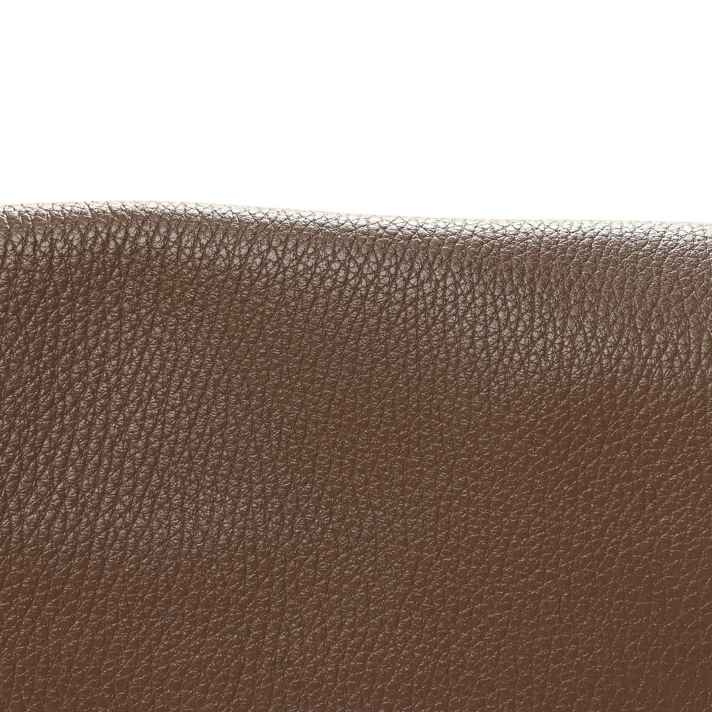 Grained Calfskin Small Souplissimo Maxi Flap Light Brown