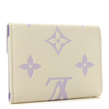 Louis Vuitton Empreinte Monogram Giant Victorine Wallet Latte Bubble Tea 3 of 7