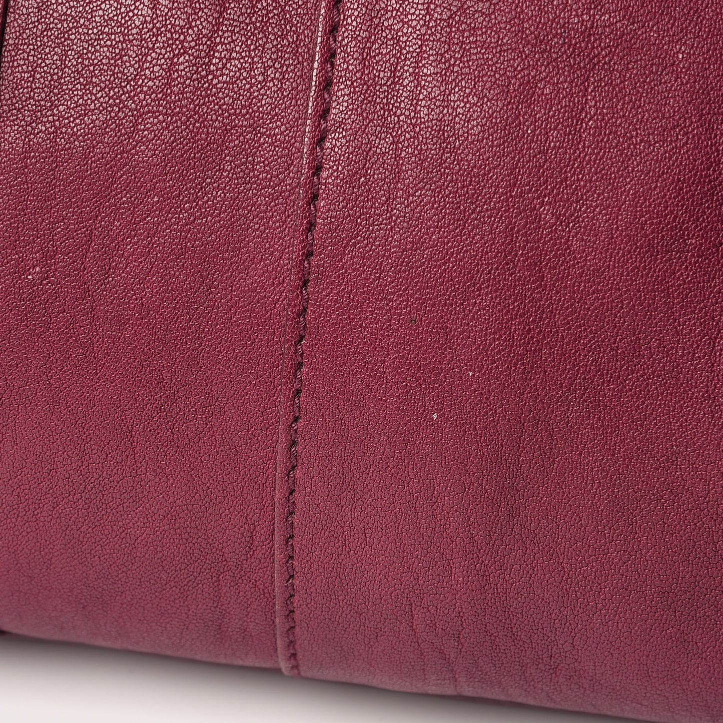 Sheepskin Medium Cabas ChYc Black Cherry