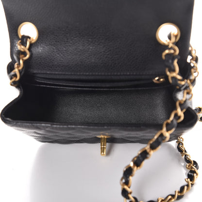 Chanel Caviar Quilted Mini Square Flap Black 5 of 8