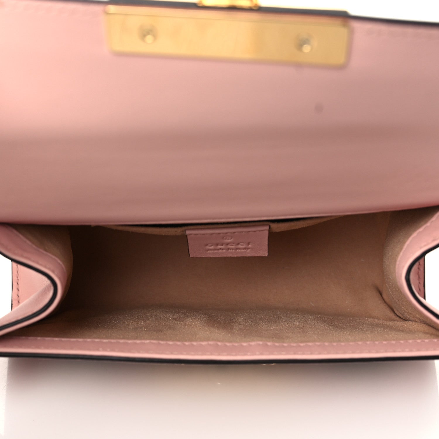 Gucci Calfskin Crystal Star Embroidered Small Padlock Shoulder Bag Perfect Pink Multicolor 4 of 7