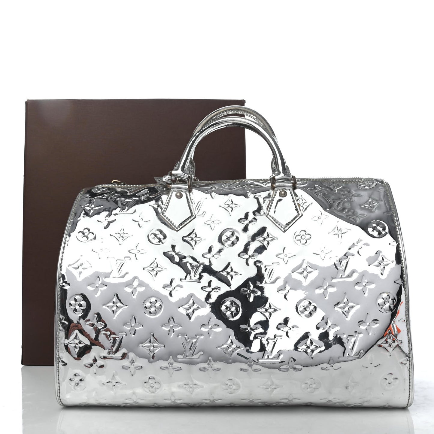 Monogram Miroir Speedy 35 Silver