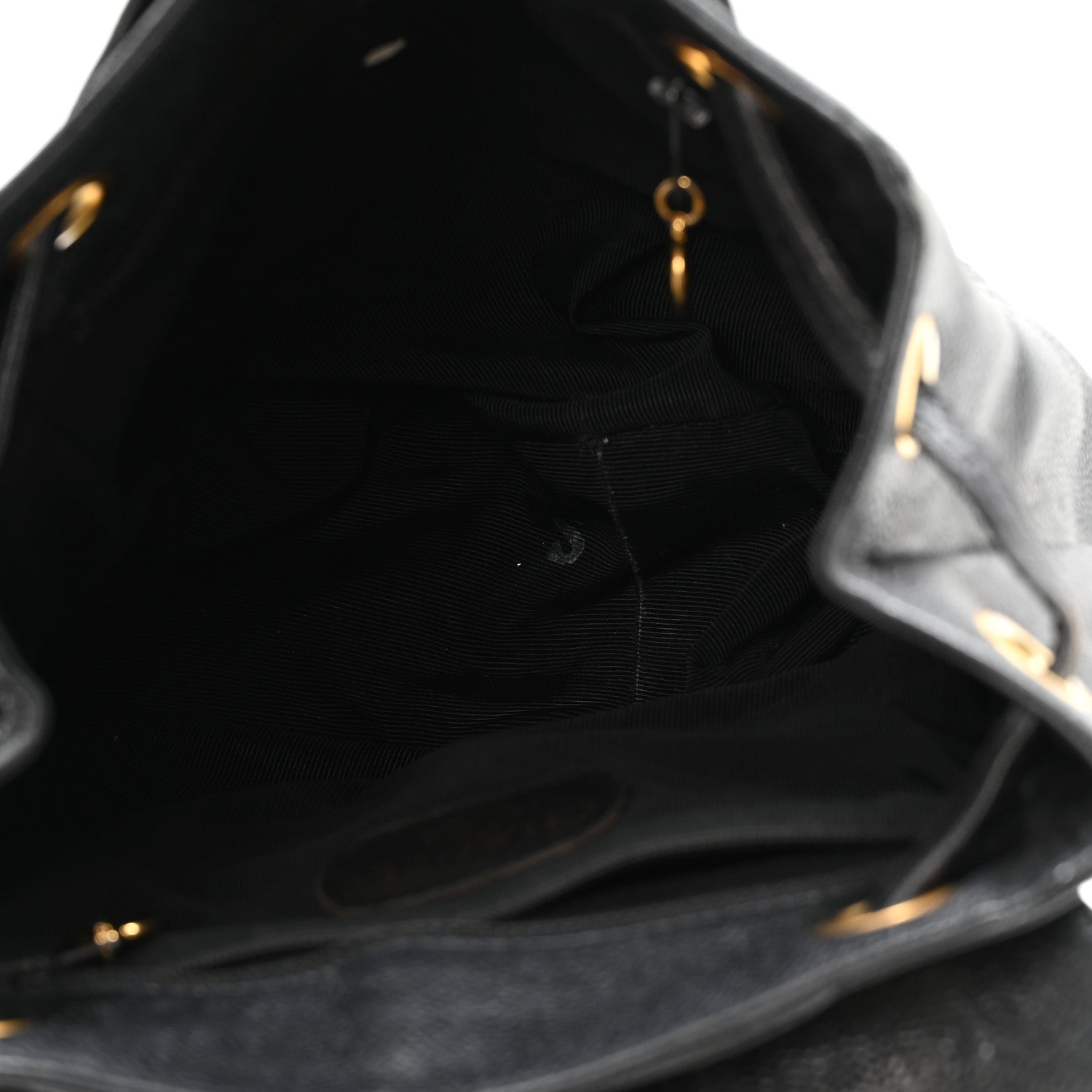 Chanel Caviar CC Backpack Black 4 of 9