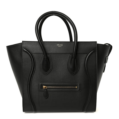Celine Smooth Calfskin Mini Luggage Black 1 of 11