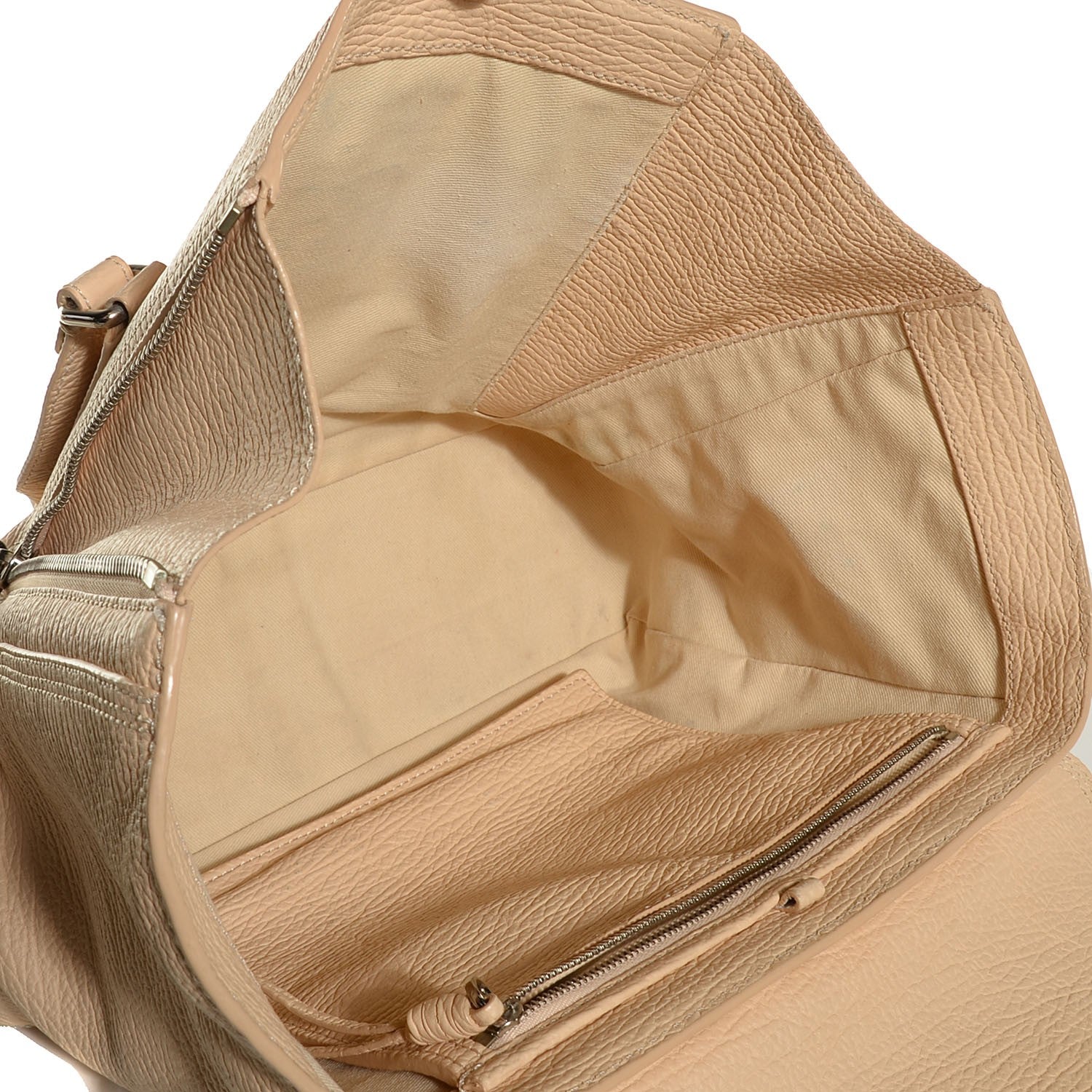 3.1 Phillip Lim 3.1 Textured Calfskin Medium Pashli Satchel Blush 5 of 11