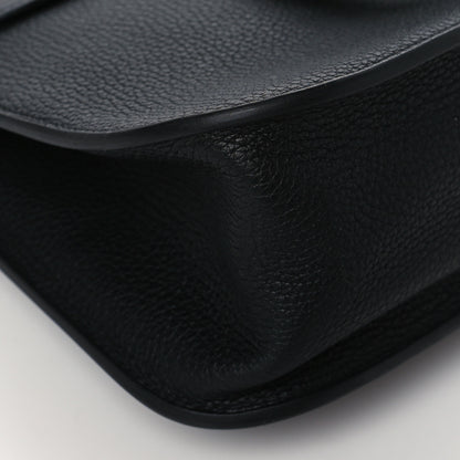 Hermes Taurillon Clemence Halzan 31 GM Black 9 of 10