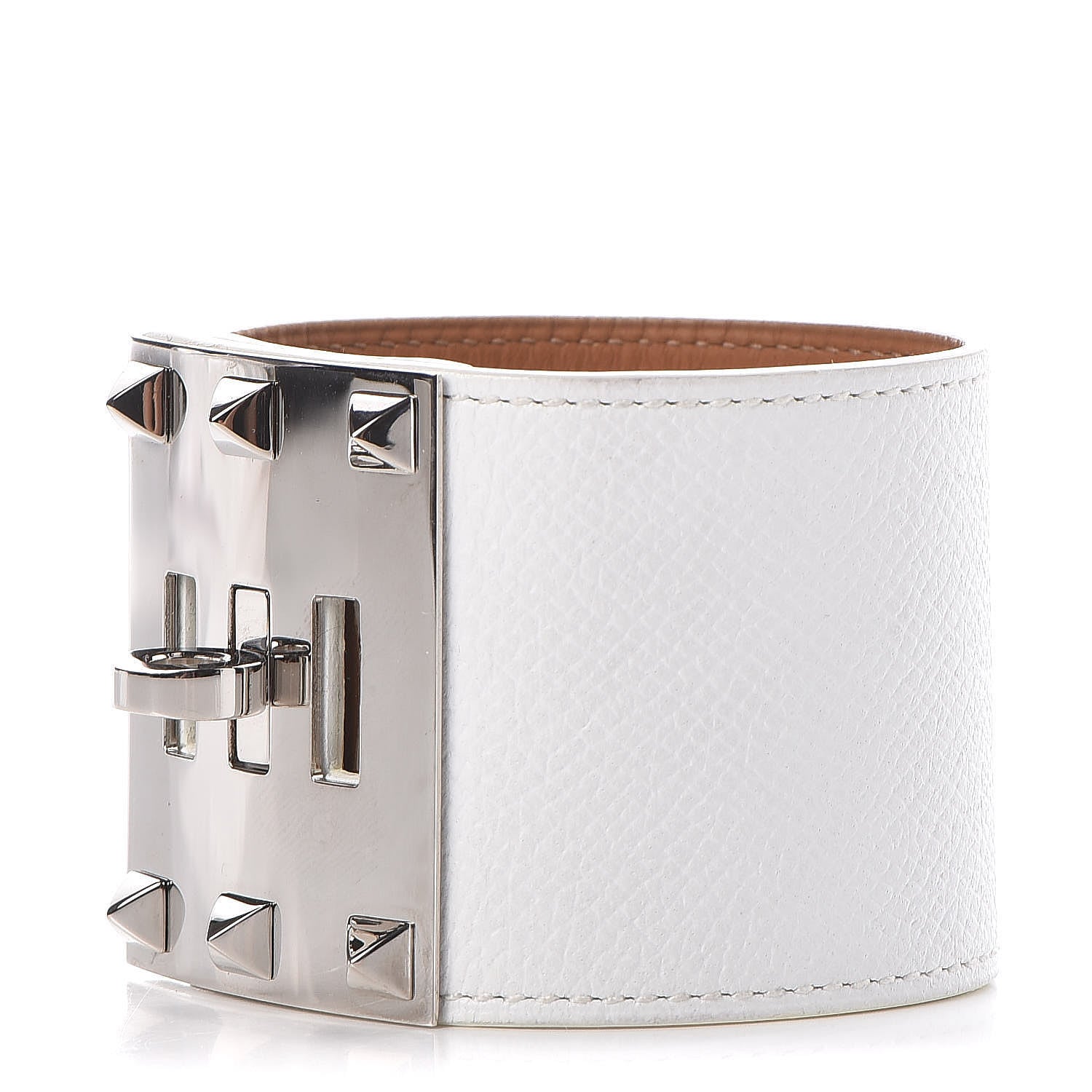 Hermes Epsom Extreme Kelly Bracelet S White 1 of 5