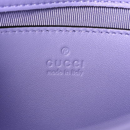 Gucci Lambskin Matelasse Small GG Marmont Shoulder Bag Lapis 6 of 11