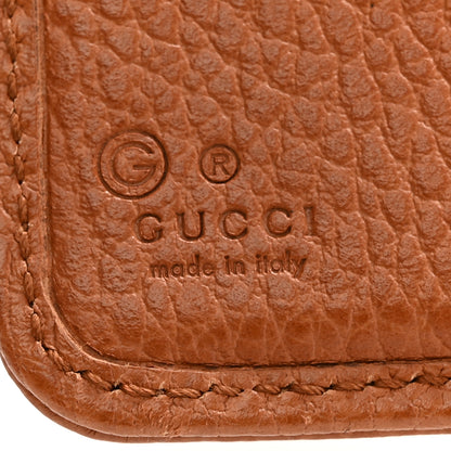 Gucci Grained Calfskin Continental Zip Wallet Tan 6 of 12