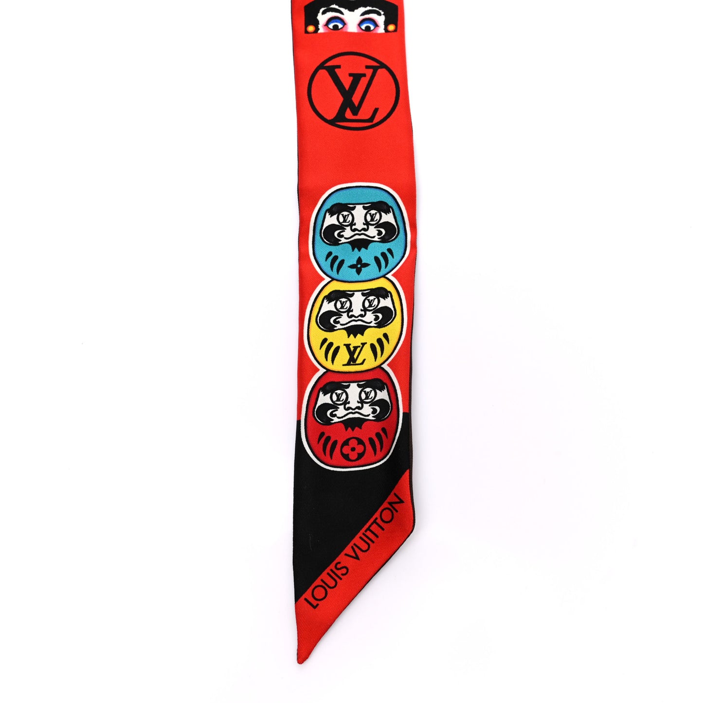 Silk Monogram Kabuki Stickers BB Bandeau Black