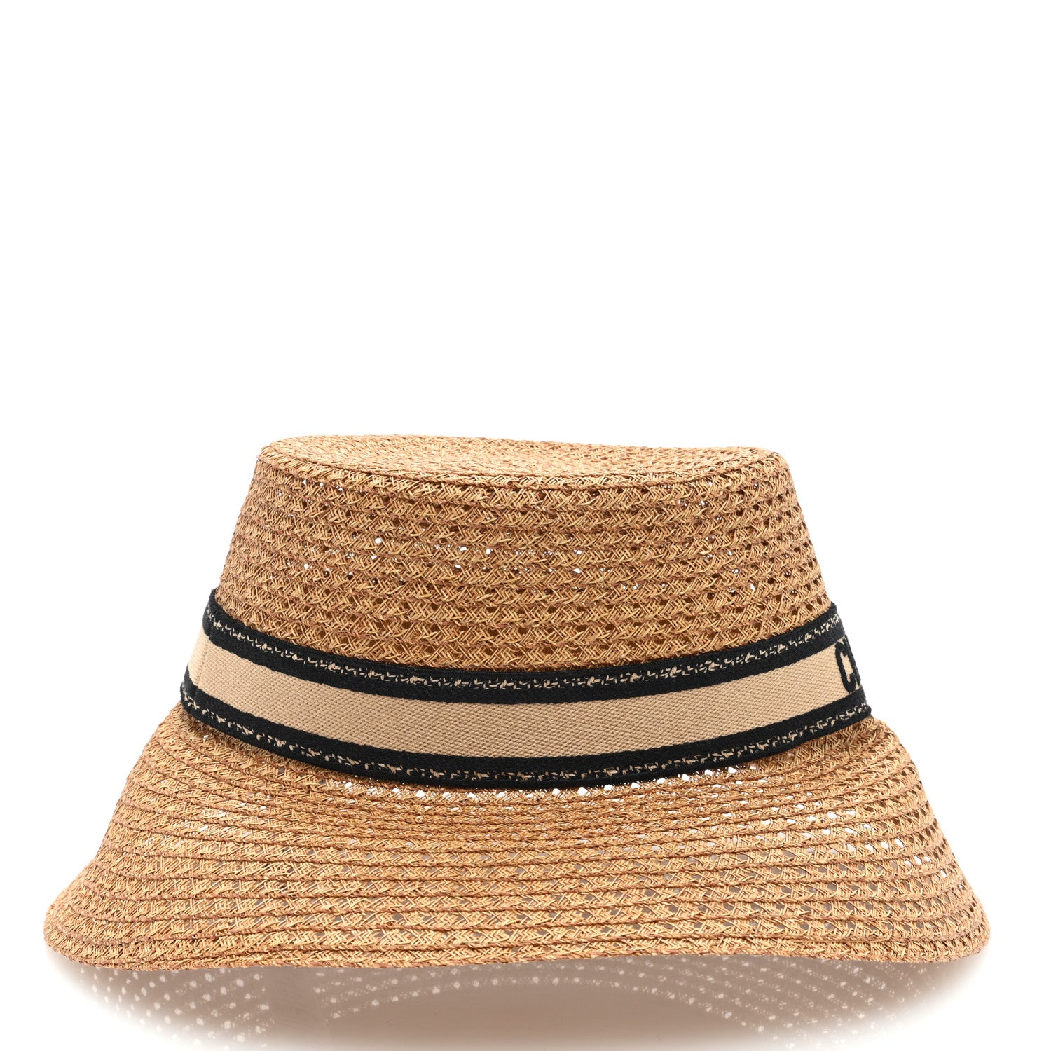 Christian Dior Straw Bucket Hat 57 Natural 5 of 10