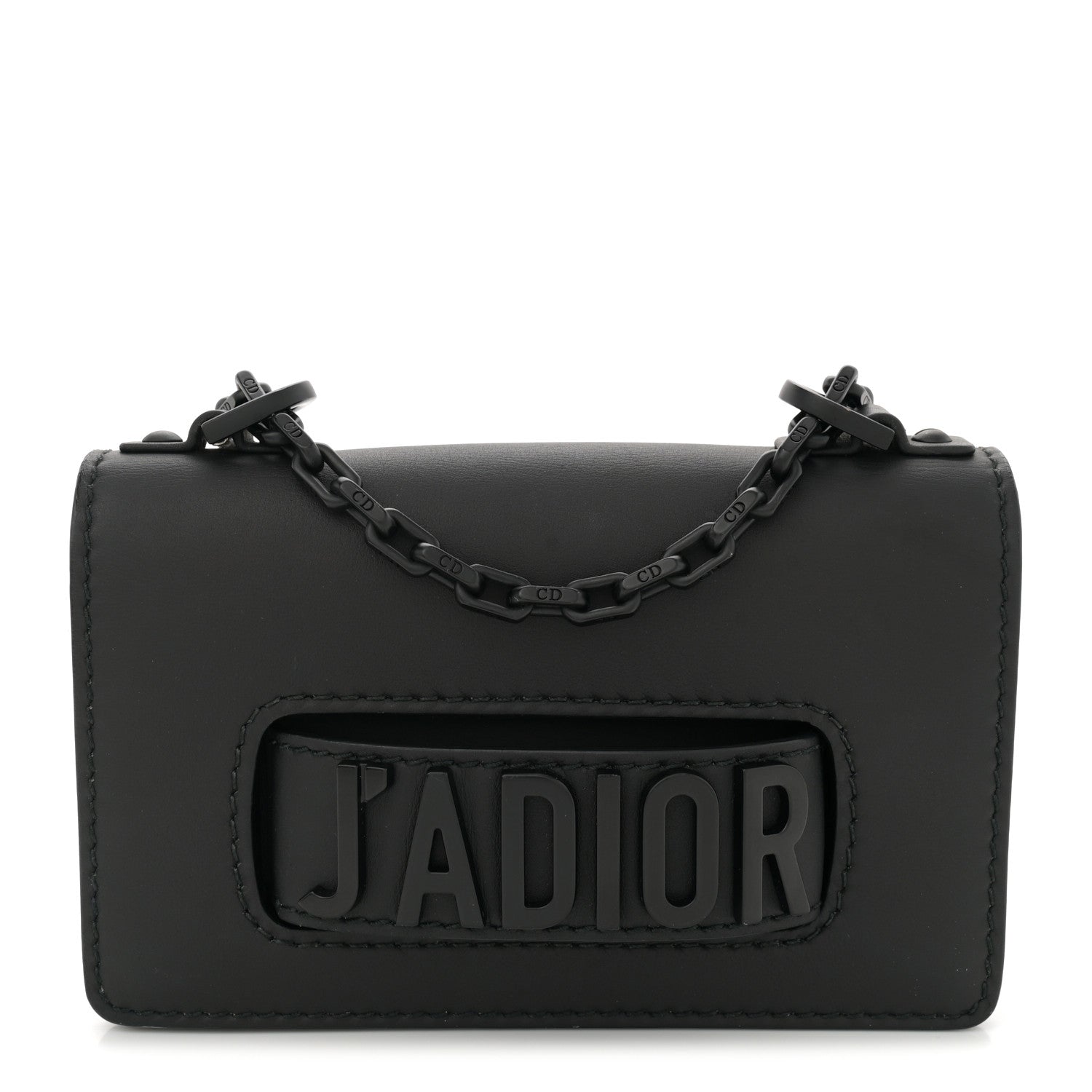 Christian Dior Ultra Matte Calfskin Mini J'Adior Chain Flap Bag Black 1 of 10