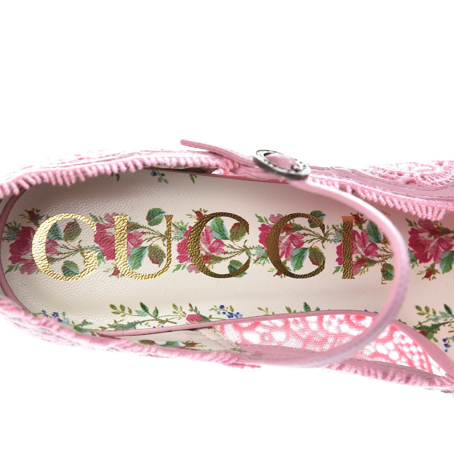 Lace Pizzo Venice Pumps 37.5 Sugar Pink