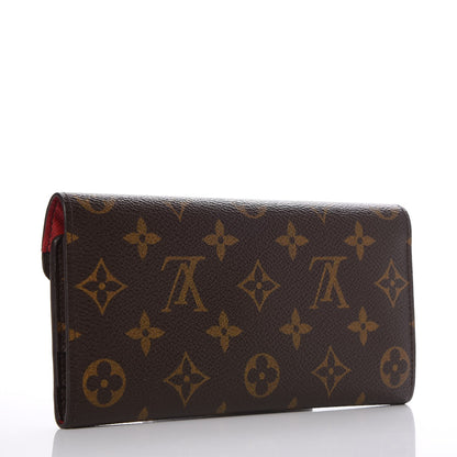 Louis Vuitton Monogram Josephine Wallet Red 3 of 9