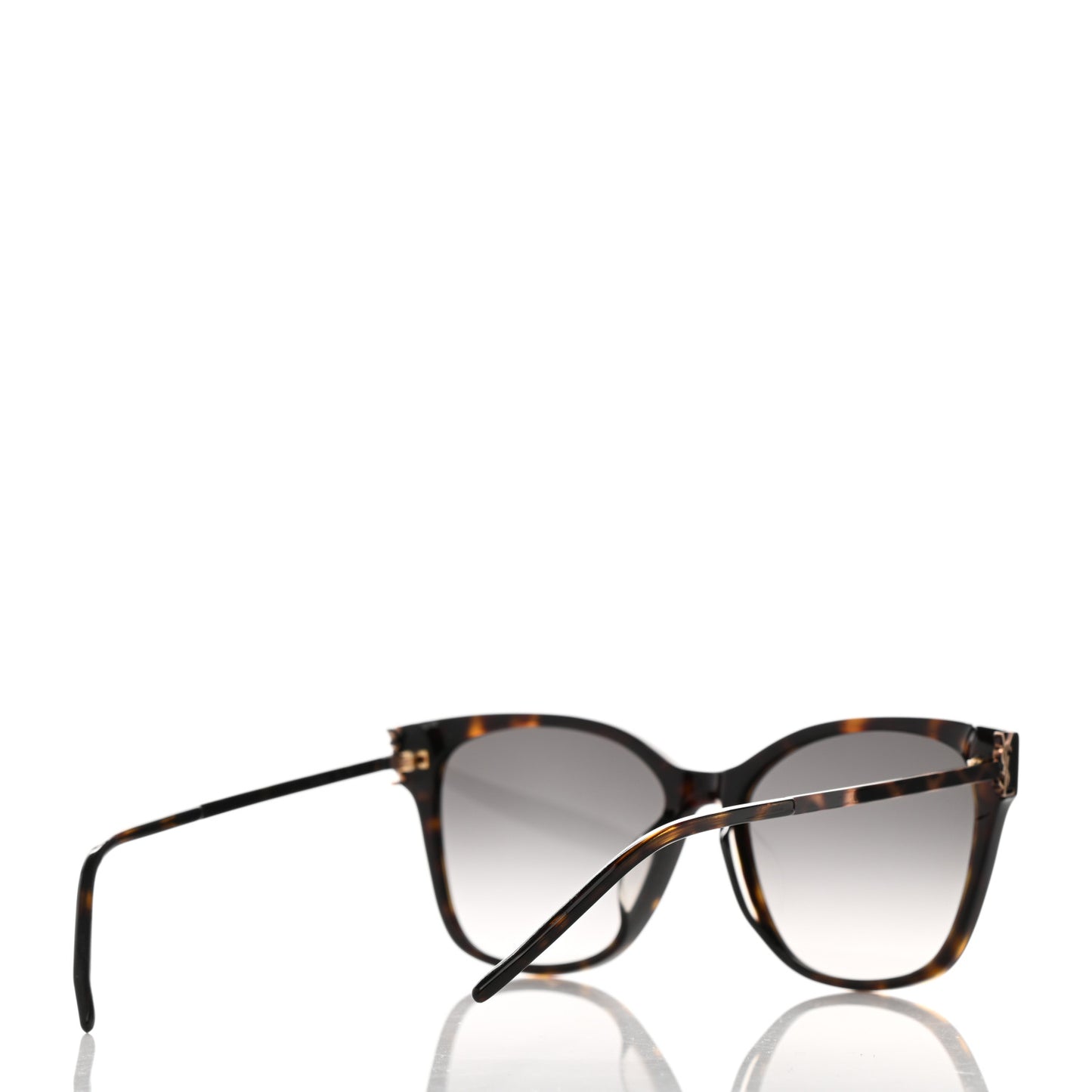 Square Acetate Metal SLM48S Sunglasses Tortoise