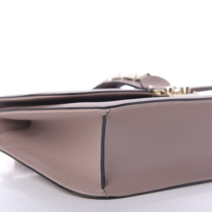 Valentino Garavani Vitello Medium Glam Lock Rockstud Flap Poudre 6 of 8
