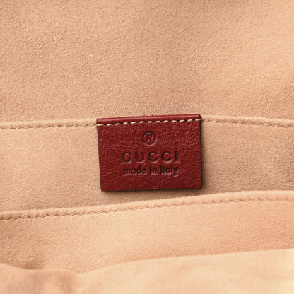 Gucci Piuma Lux Calfskin Small Re(Belle) Crossbody Bag Romantic Cerise 7 of 8