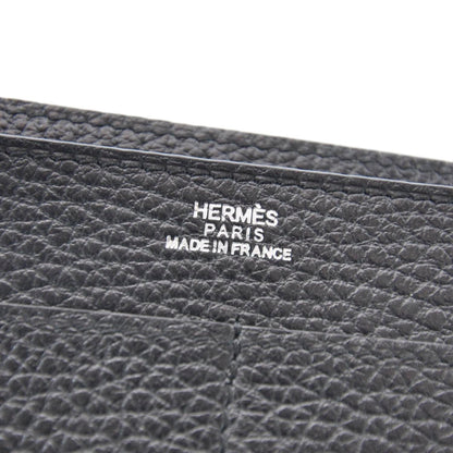 Hermes Clemence Dogon Combined Wallet Noir 7 of 9