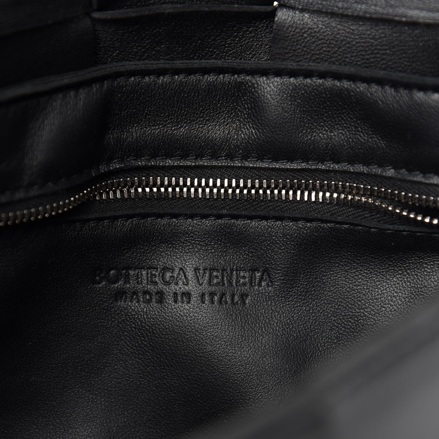 Bottega Veneta Lambskin Maxi Intrecciato Cassette Crossbody Bag Black 9 of 12