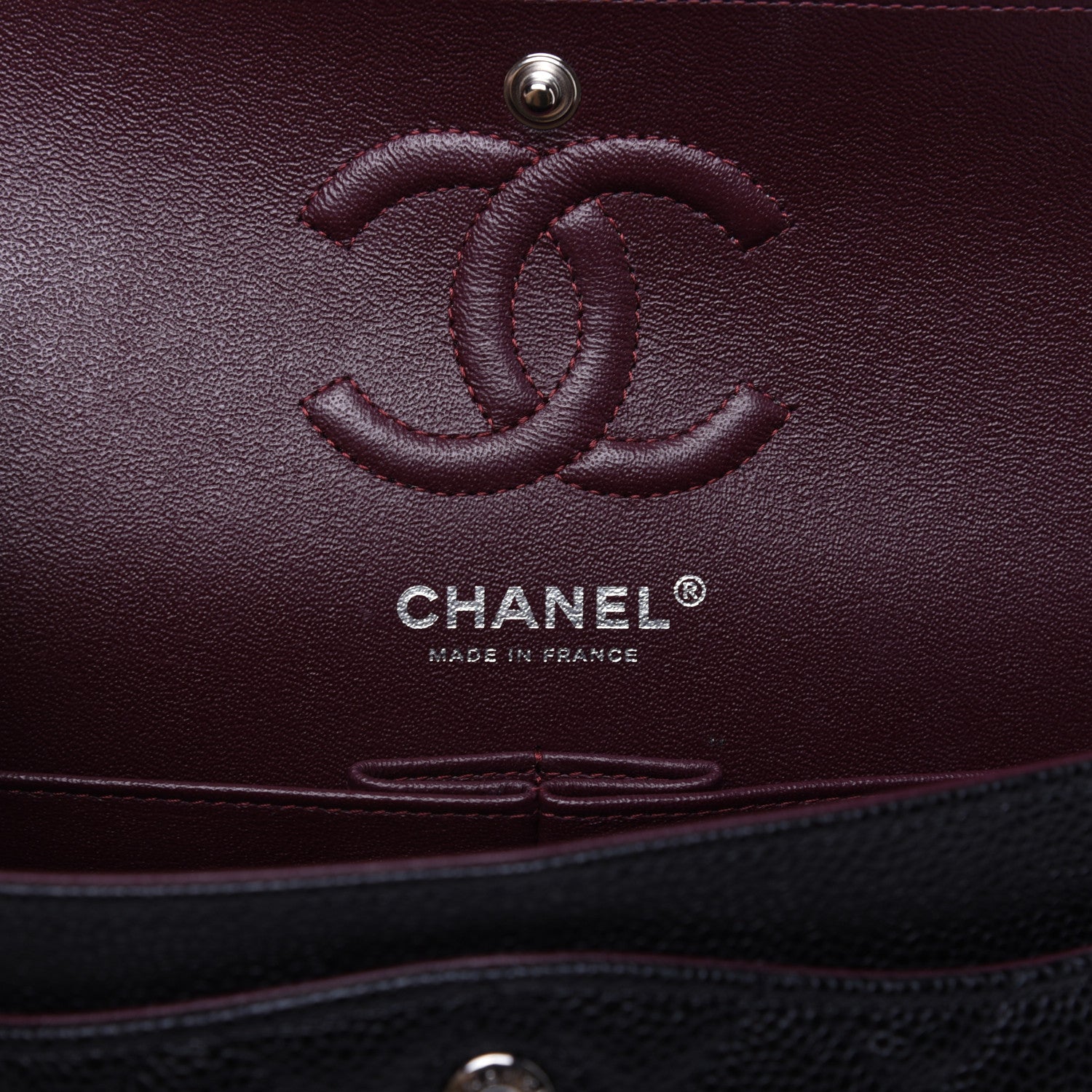 Chanel Caviar Quilted Small Double Flap Black 8 of 13