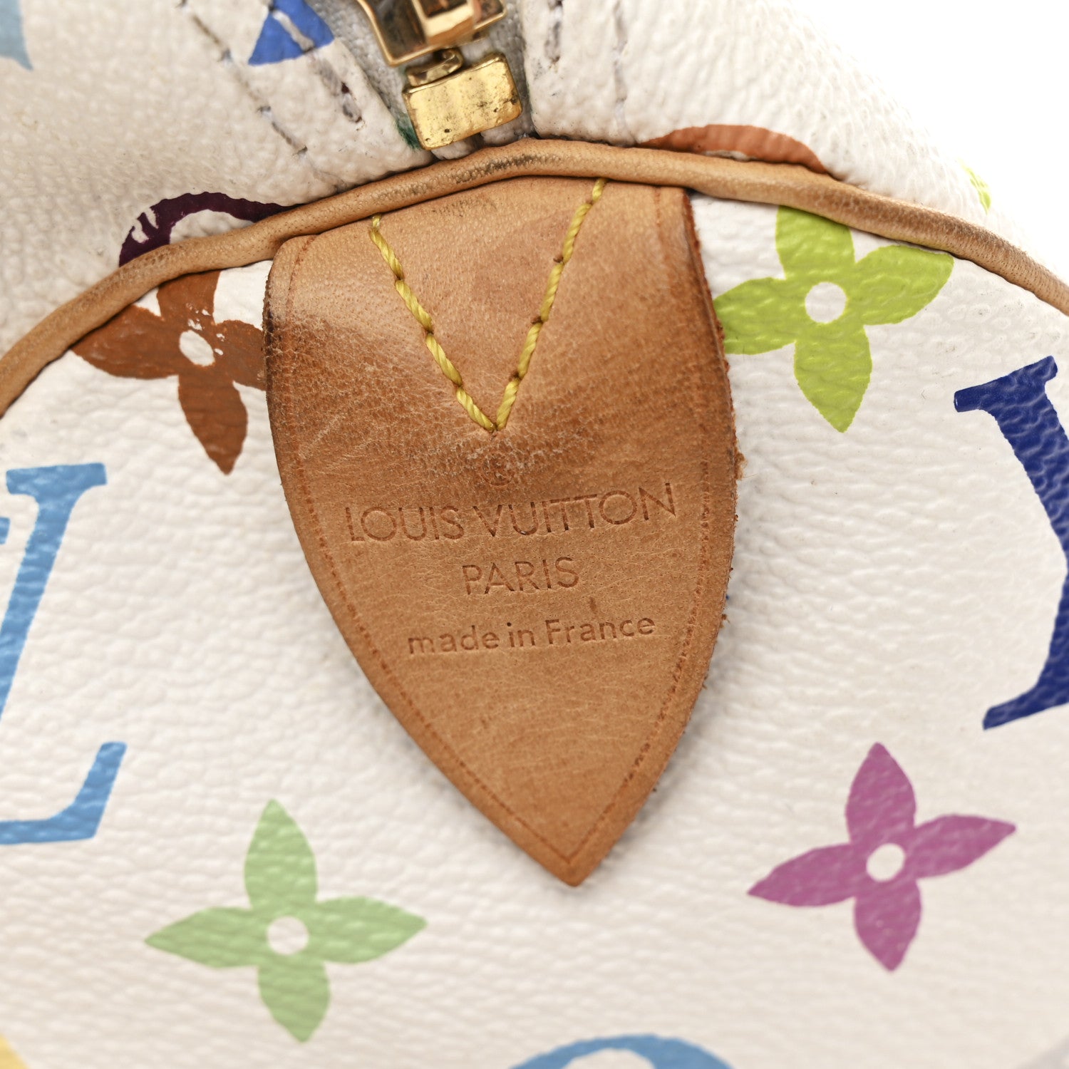 Louis Vuitton Monogram Multicolor Speedy 30 White 6 of 10