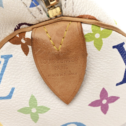 Louis Vuitton Monogram Multicolor Speedy 30 White 6 of 10