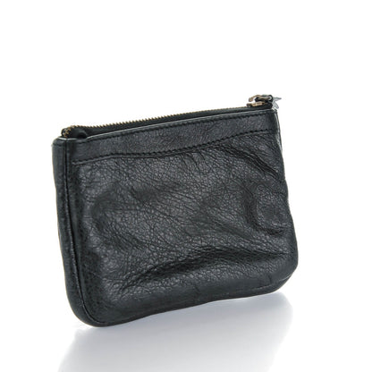Balenciaga Agneau Classic Hardware M Porte-Monnaie Coin Purse Black 3 of 7
