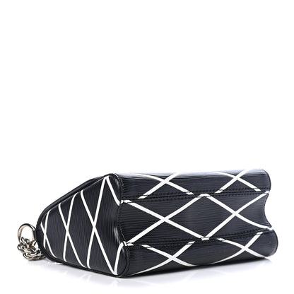 Louis Vuitton Epi Malletage Twist Shoulder Bag PM Black 3 of 4