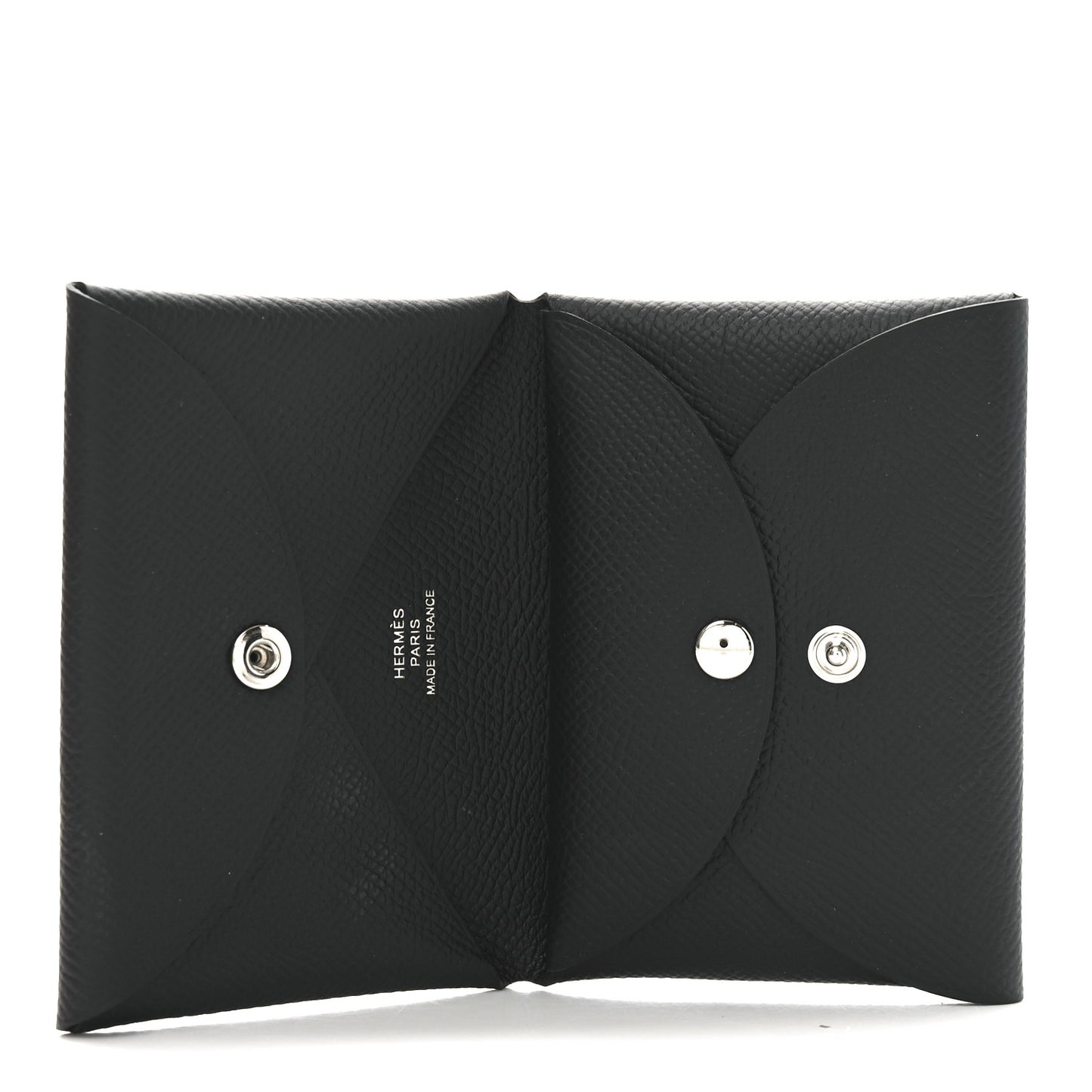 Epsom Calvi Duo Card Case Black
