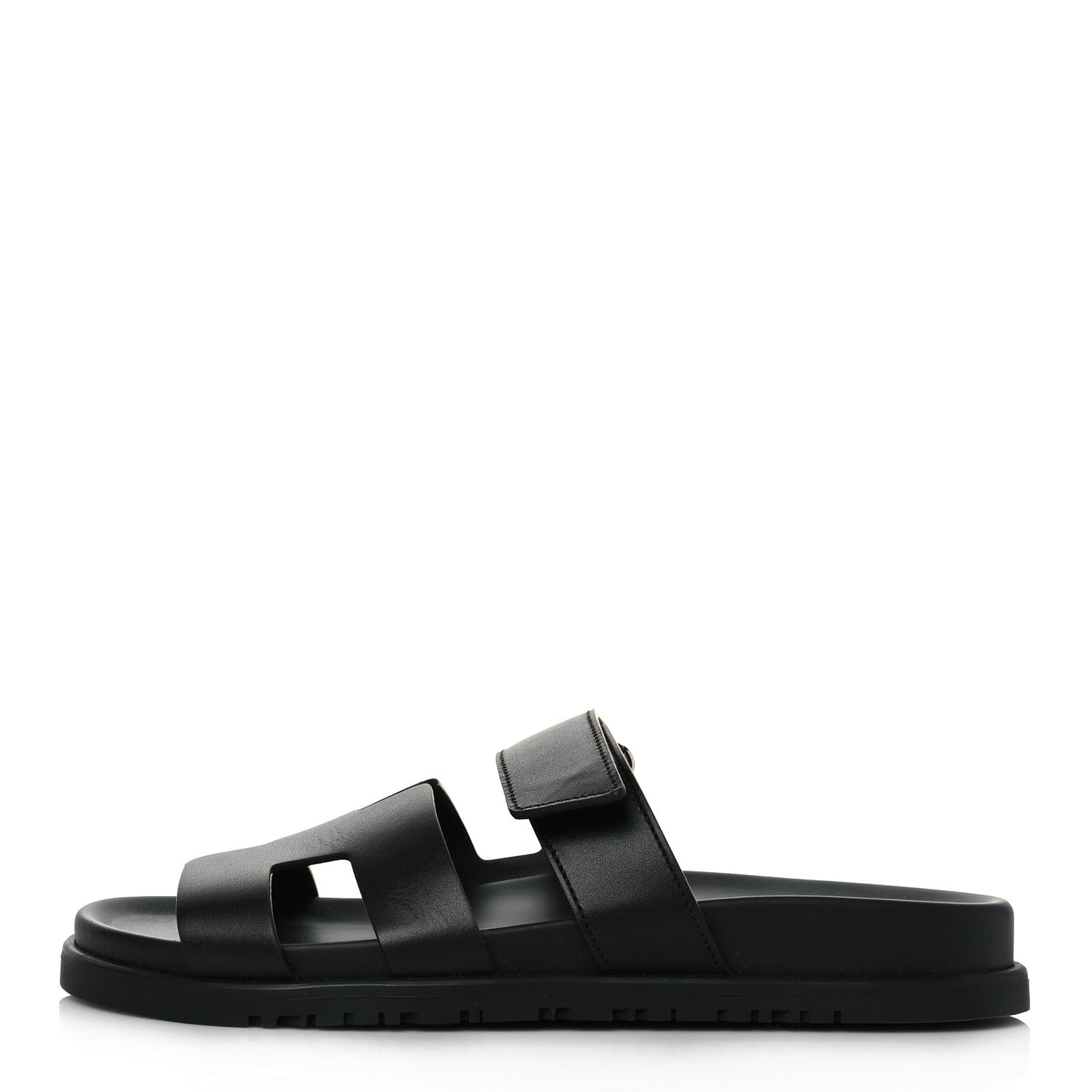 Calfskin Womens Chypre Sandals 38 Black