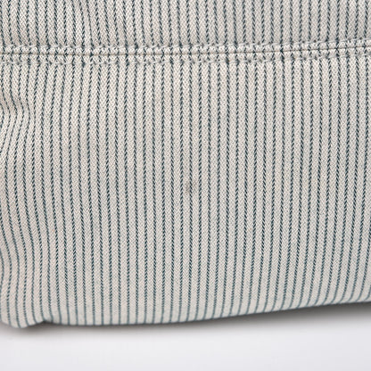 Chanel Toile Striped Coco Paris Tote Navy 9 of 10