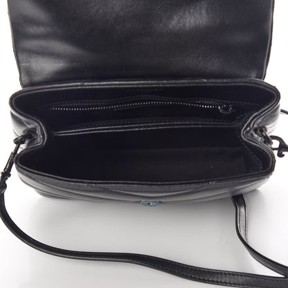 Saint Laurent Calfskin Y Quilted Monogram Toy Loulou Crossbody Bag Black 7 of 10