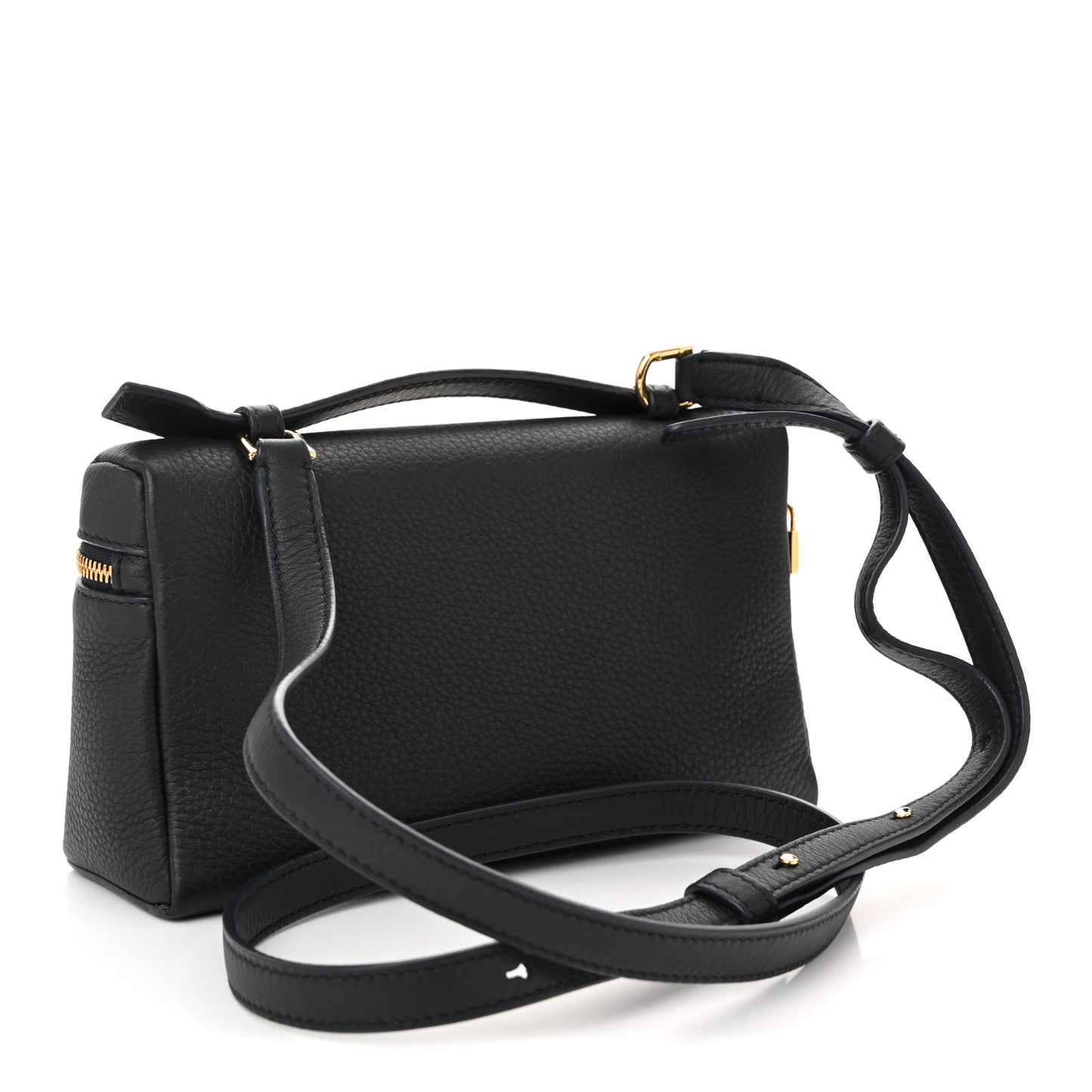 Grained Calfskin L19 Extra Pocket Pouch Navy