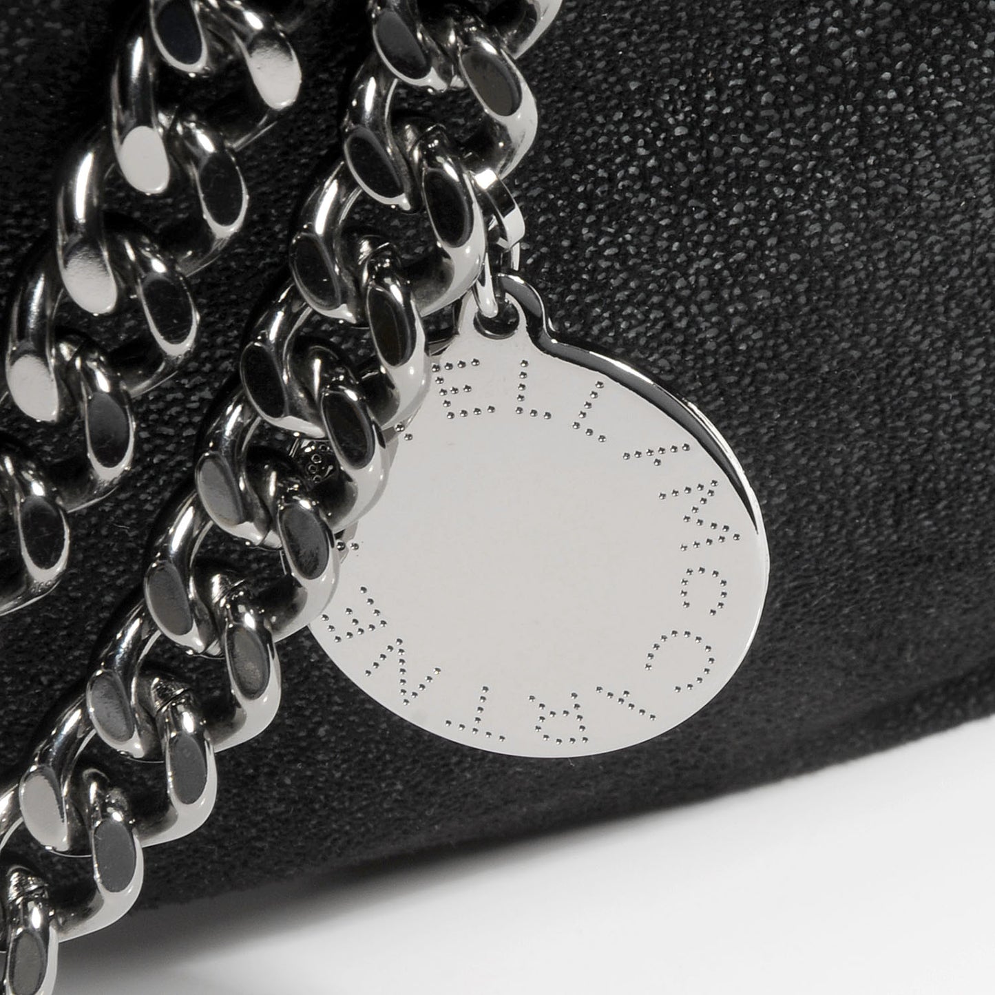 Faux Leather Falabella Black