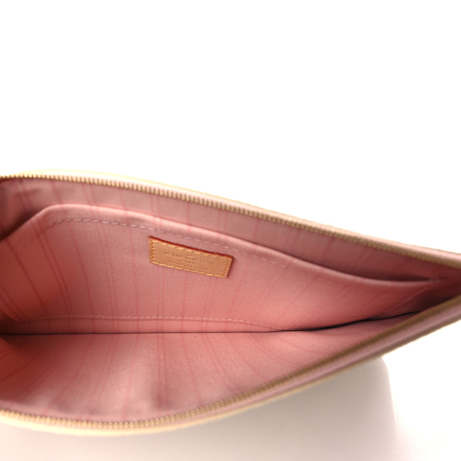Louis Vuitton Damier Azur Neverfull MM GM Pochette Rose Ballerine 5 of 6