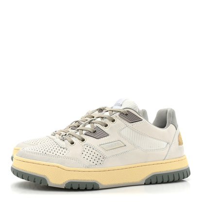 Gucci Calfskin Distressed Effect Womens Sneakers 37 Off White 3 of 9
