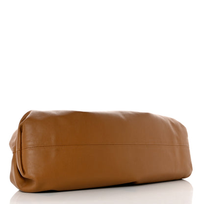 Bottega Veneta Smooth Butter Calf The Pouch Oversized Clutch Cammello 4 of 9