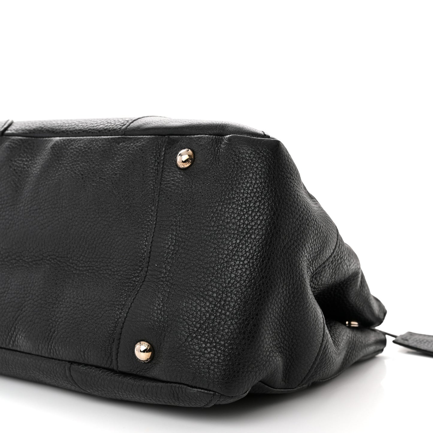 Vitello Daino Tote Black
