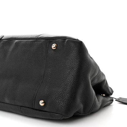 Prada Vitello Daino Tote Black 9 of 9