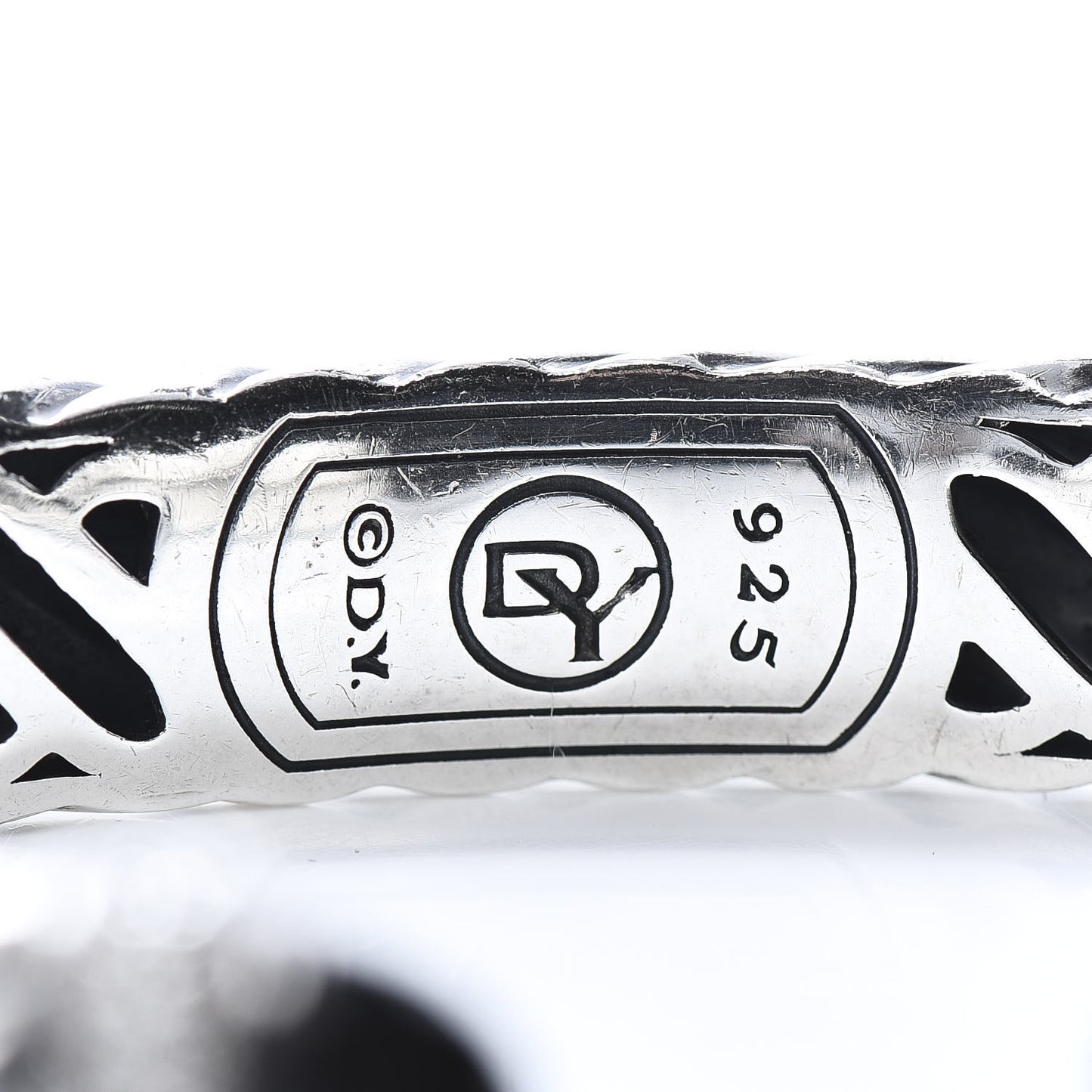 Sterling Silver Diamond Black Onyx 10mm Waverly Bracelet