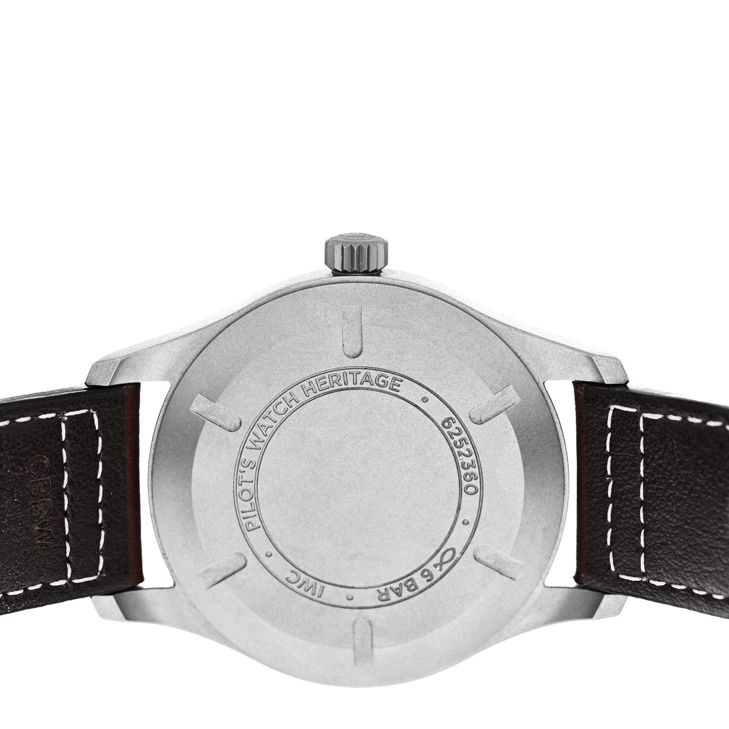 Titanium Calfskin 40mm Pilot Mark XVIII Heritage Automatic Watch Black IW327006