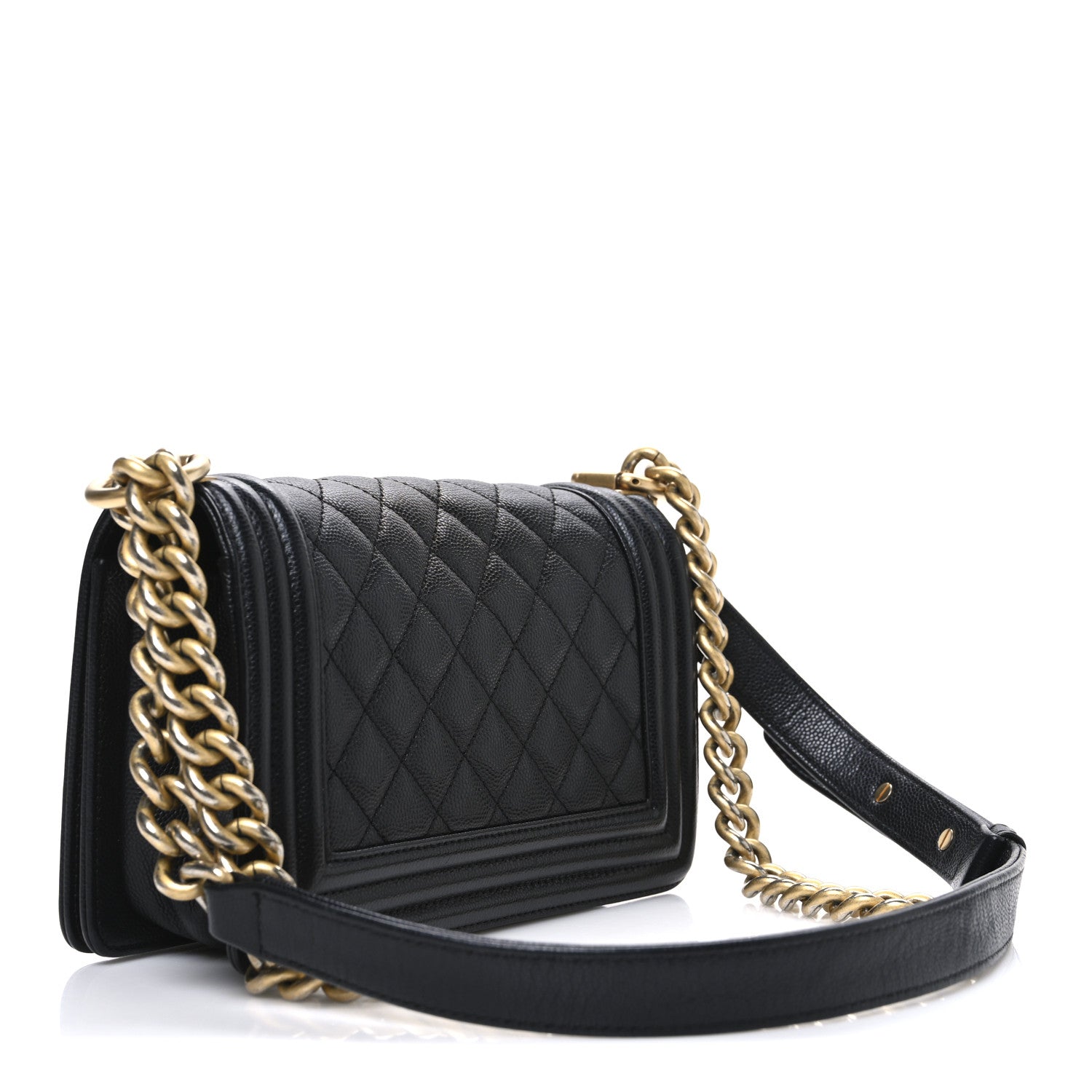 Chanel Caviar Quilted Small Boy Flap Black 3 of 11