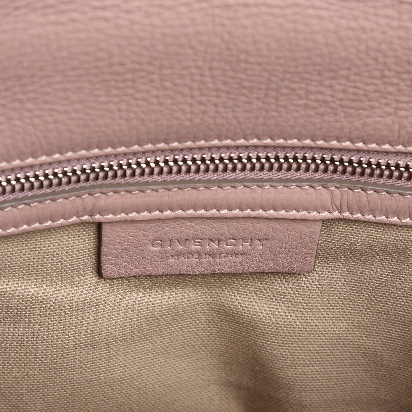 Calfskin Small Pandora Pure Flap Bag Pale Pink