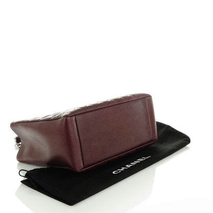Chanel Caviar Quilted Grand Shopping Tote GST Dark Burgundy 4 of 7