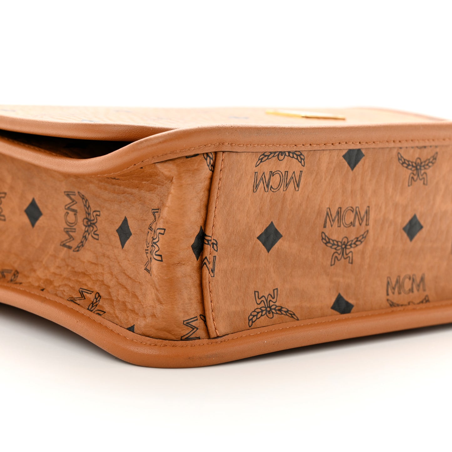 Visetos Small Klassik Messenger Bag Cognac
