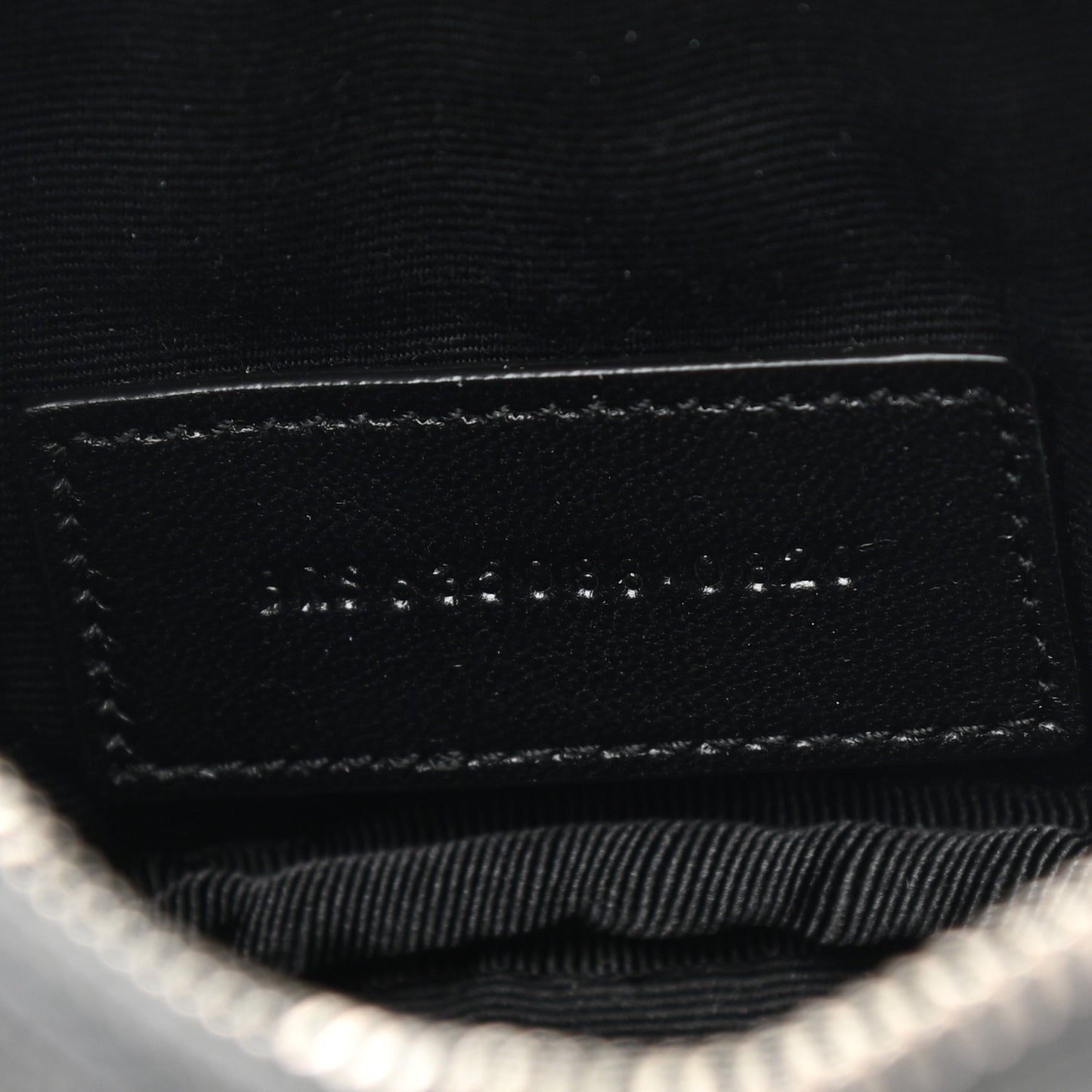 Grain De Poudre Matelasse Monogram Baby Lou Camera Bag Dark Smog