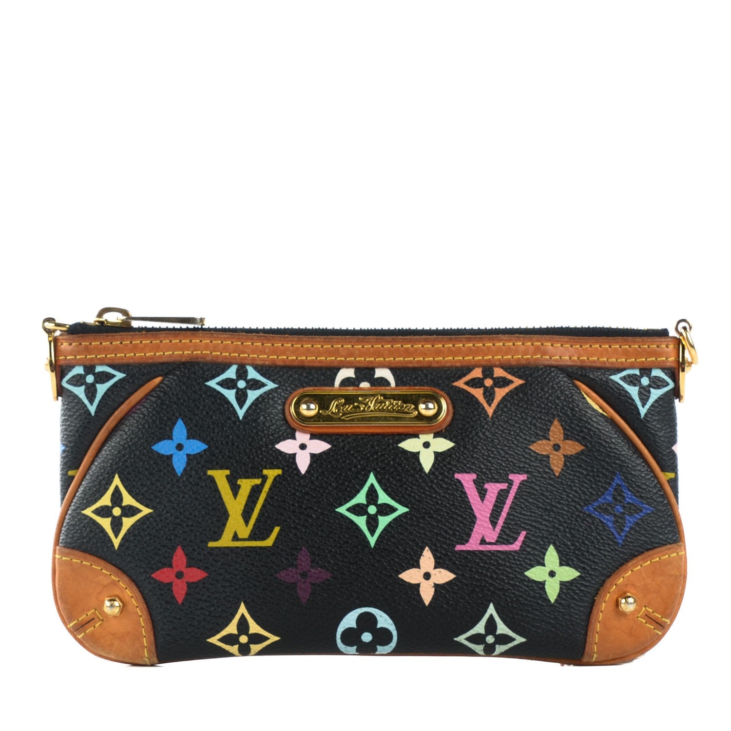 Louis Vuitton Monogram Multicolor Pochette Milla MM Black 1 of 11